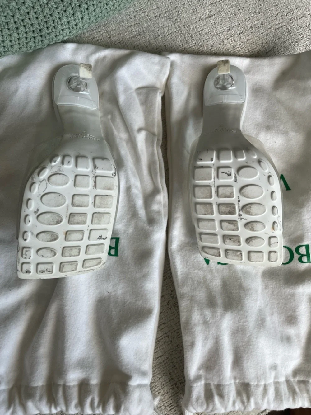 Bottega Veneta Clear Stretch Sandal - Picture 5 of 8